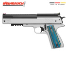 Luftpistole Weihrauch HW45 Stainless 4,5 mm Fiberoptik (P18)