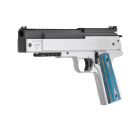 Luftpistole Weihrauch HW45 Stainless 4,5 mm Fiberoptik (P18)