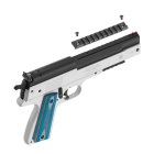 Luftpistole Weihrauch HW45 Stainless 4,5 mm Fiberoptik (P18)