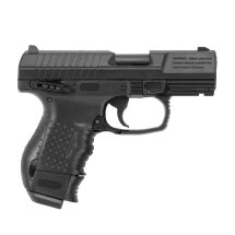 Luftpistolenset Walther CP99 compact brüniert 4,5 mm BB Blowback (P18)+ 10 Co2 + 1500 Schuss