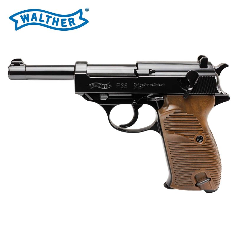 Walther P38 - 4,5 mm Stahl BB Blow Back Co2-Pistole (P18)