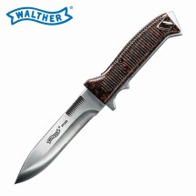 Walther Messer P38 Knife mit Leder Scheide (P18)