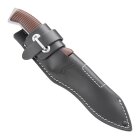 Walther Messer P38 Knife mit Leder Scheide (P18)