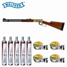 SET Walther Lever Action Wells Fargo long 4,5 mm Diabolo...