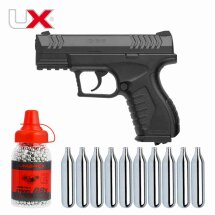 Luftpistolenset Umarex XBG - 4,5 mm Stahl BB Co2-Pistole...