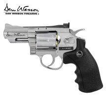 Co2 Revolver Dan Wesson 2,5" 4,5 mm Stahl BB Silber...