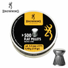 Browning Flat Pellets -  Diabolo 4,5 mm für Luftgewehre und Luftpistolen