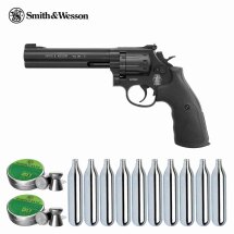 Co2 Revolver Set: Smith & Wesson 586 - 6 Zoll...