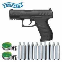 Luftpistolenset Walther PPQ - 4,5 mm Diabolo Co2-Pistole...