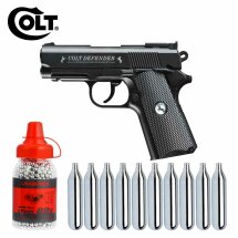 Luftpistolenset Colt Defender 4,5 mm BB Co2-Pistole (P18)