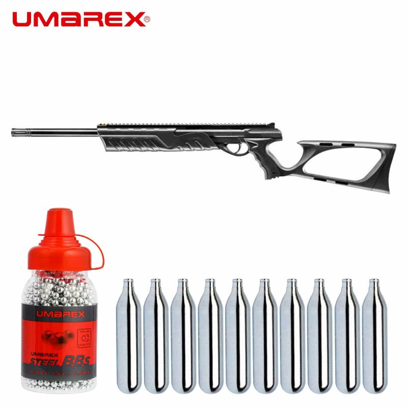 Luftgewehrset Umarex Morph 3X - 4,5 mm Stahl BB Co2 Gewehr / Pistole (P18)