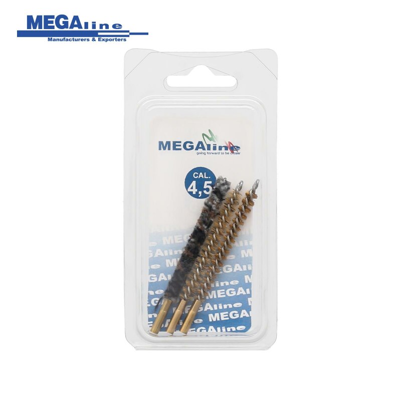 Megaline Ersatzbürsten 4,5 mm Set für Druckluftwaffen