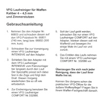 VFG-Laufreiniger 4,5 mm .177 für Luftdruckwaffen