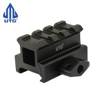 UTG 0.83" High 3-Slot Med-Profile Compact Riser Mount - Weaver Montageerhöhung