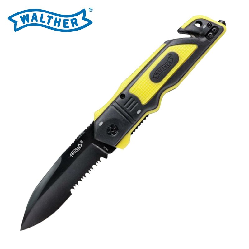 Walther Rettungsmesser ERK Emergency Rescue Knife inkl. Holster (P18)
