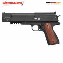 Luftpistole Weihrauch HW45 brüniert 4,5 mm...