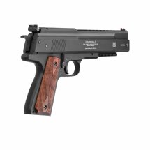 Luftpistole Weihrauch HW45 brüniert 4,5 mm Fiberoptik (P18)