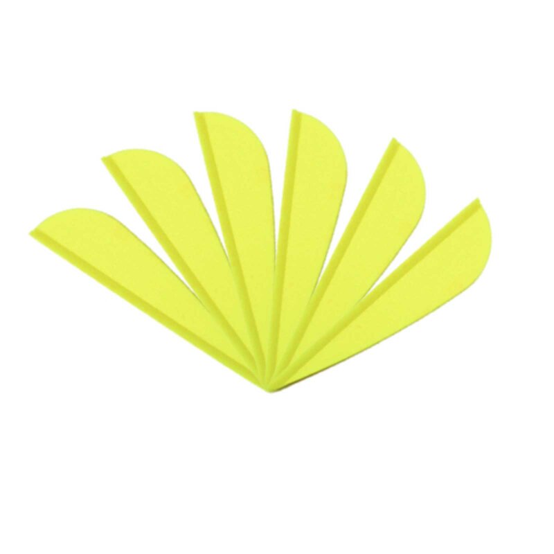 6-er Pack Arizona Vanes Elite Plastifletch EP-23 Gelb