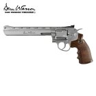 Co2 Revolver Dan Wesson 8" 4,5 mm Stahl BB Silber (P18)