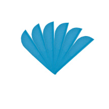 Bohning Impulse Vanes/Plastikfedern 4" Light-Blau