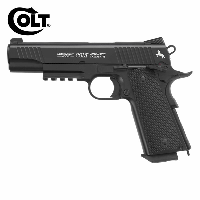 Colt Government M45 CQBP 4,5 mm Stahl-BB Blow Back Co2-Pistole (P18)