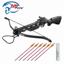 SET: Recurve Armbrust Man Kung Hawk® 73 Schwarz...