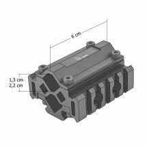 UTG Universal Tri-Rail mit 5 Slots für Laufmontage...