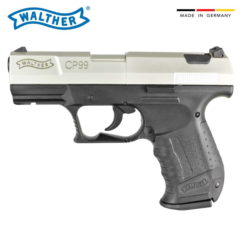 Walther CP99 nickel 4,5 mm Diabolo (P18) CO2-Pistole