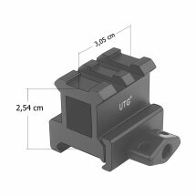 UTG 1.0" High 2-Slot High Profile Riser Mount - Weaver Montageerhöhung