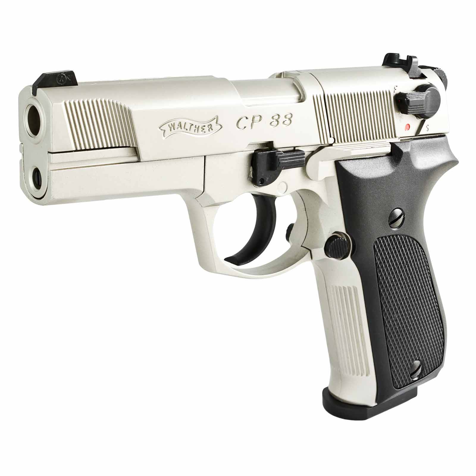 Walther CP88 4 Zoll 4 5 Mm Diabolo Nickel P18 Co2 Pistole walther-cp88-4-zoll-4-5-mm-diabolo-nickel-p18-co2-pistole