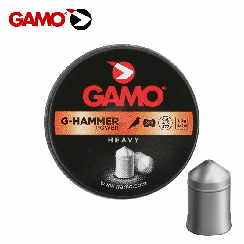 Gamo G-Hammer Diabolos 4,5 mm - nur für sehr starke Luftgewehre geeignet