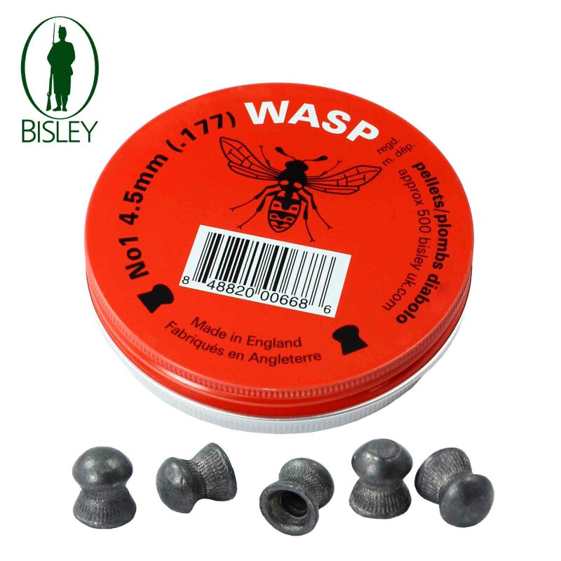 Bisley Wasp Diabolo 4,5 mm (.177 cal) - Luftgewehrkugeln