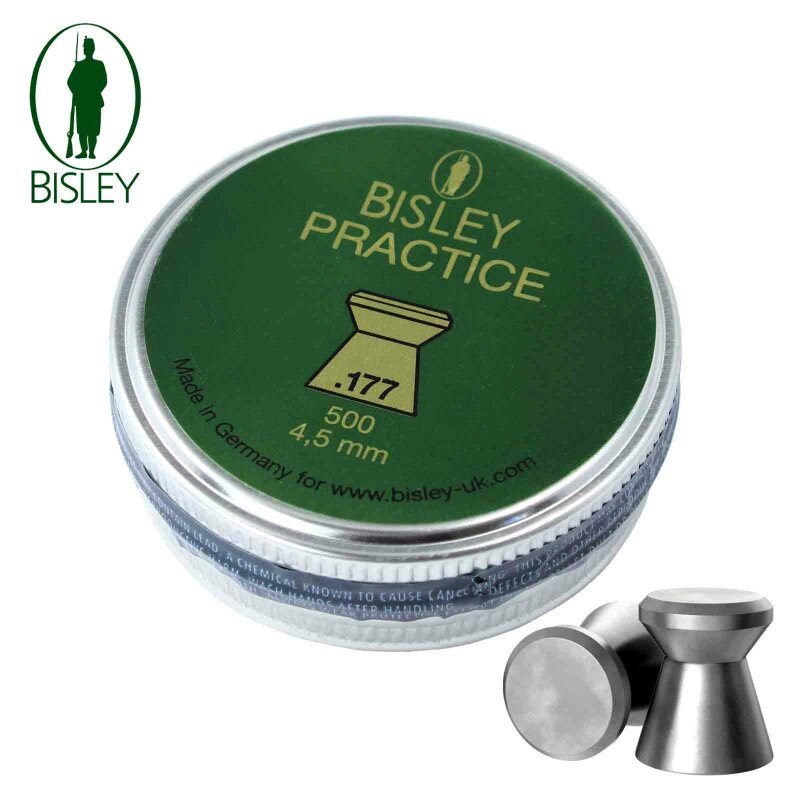 Bisley Practice Diabolo 4,5 mm (.177 cal) - Luftgewehrkugeln