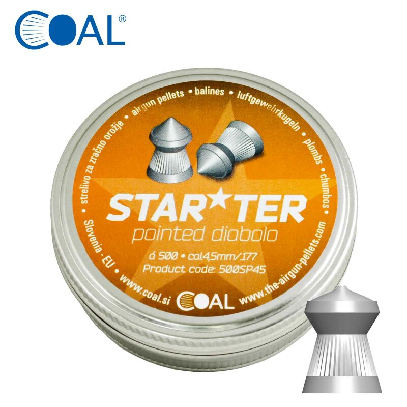 COAL Starter Pointed Diabolo 4,5 mm (.177cal)