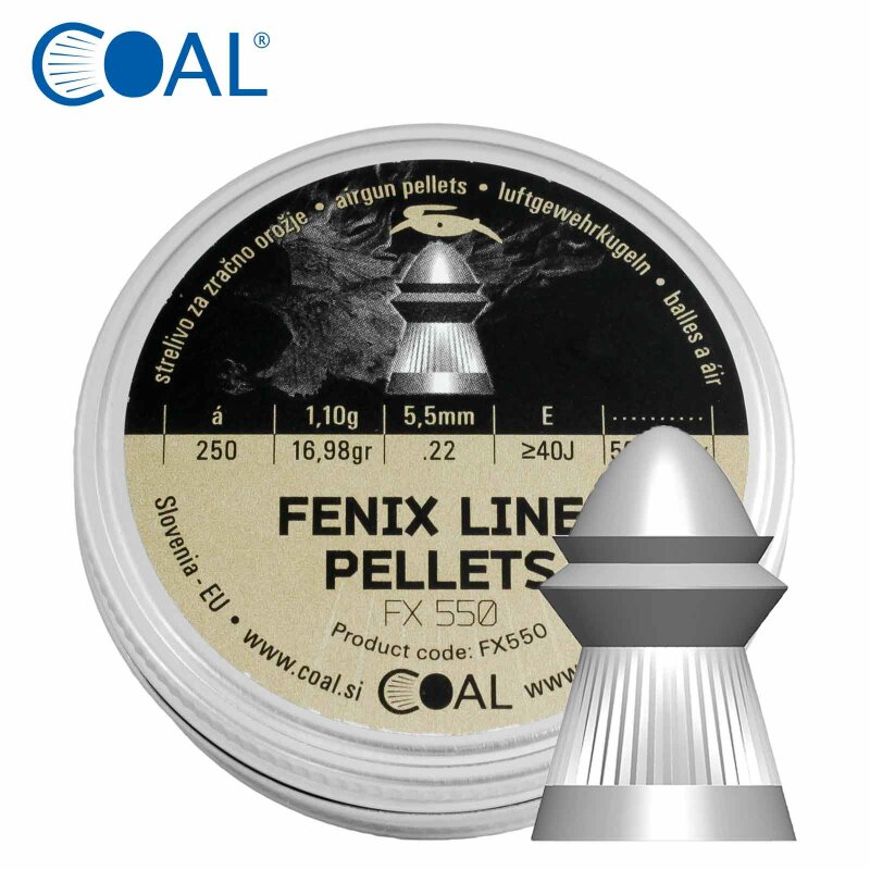 COAL Fenix Line Pellets - 5,5 mm Diabolos