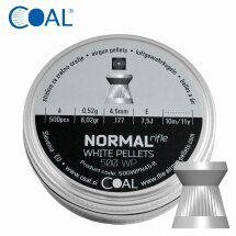 COAL White Pellets - Normal - 4,50 mm Diabolos - Luftgewehrkugeln