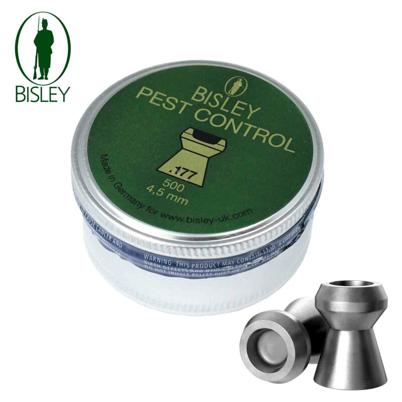 Bisley Pest Control Diabolo 4,5 mm (.177 cal) - Luftgewehrkugeln