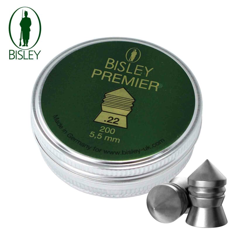 Bisley Premier Diabolo 5,5 mm (.22 cal) - Luftgewehrkugeln