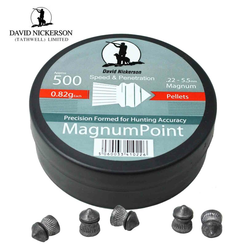 David Nickerson MagnumPoint Diabolo 5,5 mm (.22 cal) - Luftgewehrkugeln