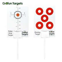 Gr8fun Pellet Drop-Zeroing Zielscheibe 100er Pack mit 10...