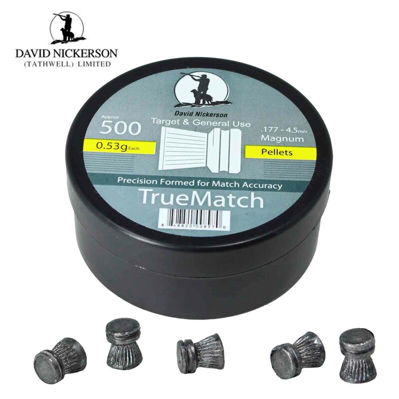 David Nickerson TrueMatch Diabolos 4,5 mm (.177 cal) - Luftgewehrkugeln