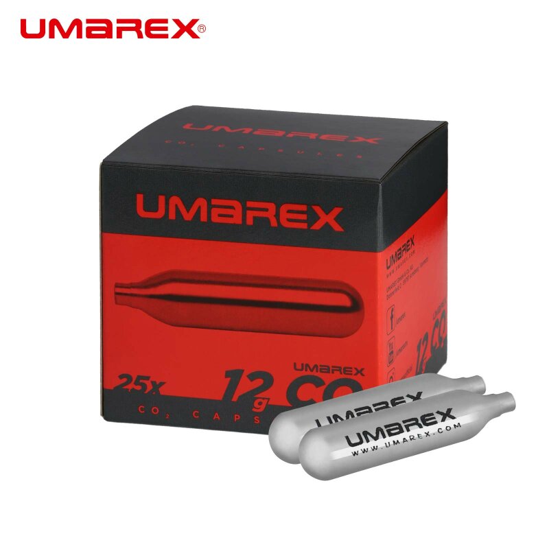 Umarex Co2-Kapseln (25er Pack) für Co2-Waffen 12g