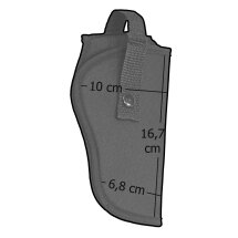 Coptex Gürtelholster mittel Schwarz