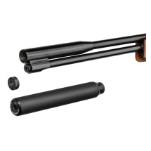 SET Luftgewehr Weihrauch HW 97K 4,5 mm mit Schalldämpfer (P18) + 1000 Diabolos + 100 Scheiben + Kugelfang