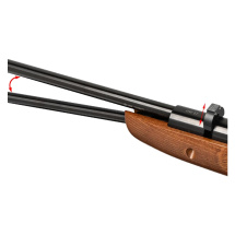 SET Luftgewehr Weihrauch HW 57 Fiber Optik 4,5 mm Diabolo (P18) + 1000 Diabolos + 100 Scheiben + Kugelfang