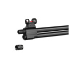 SET Luftgewehr Weihrauch HW 57 Fiber Optik 4,5 mm Diabolo (P18) + 1000 Diabolos + 100 Scheiben + Kugelfang