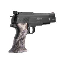 SET Luftpistolenset Weihrauch HW45 Black Star 4,5 mm Diabolo (P18) + 1000 Diabolos + 100 Scheiben + Kugelfang