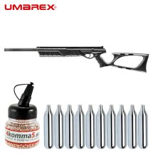 Luftgewehrset Umarex Morph 3X - 4,5 mm Stahl BB Co2 Gewehr / Pistole (P18) + 10 Co2-Kapseln + 1500 Stahl-BBs 4komma5