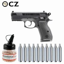 Luftpistolenset CZ75D Compact 4,5 mm Stahl BB Black...