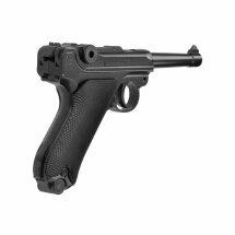 Luftpistolenset Umarex Legends Pistole P08 - 4,5 mm Stahl BB Co2-Pistole in Metallausführung (P18) + 10 Co2-Kapseln + 1500 Stahl-BBs 4komma5